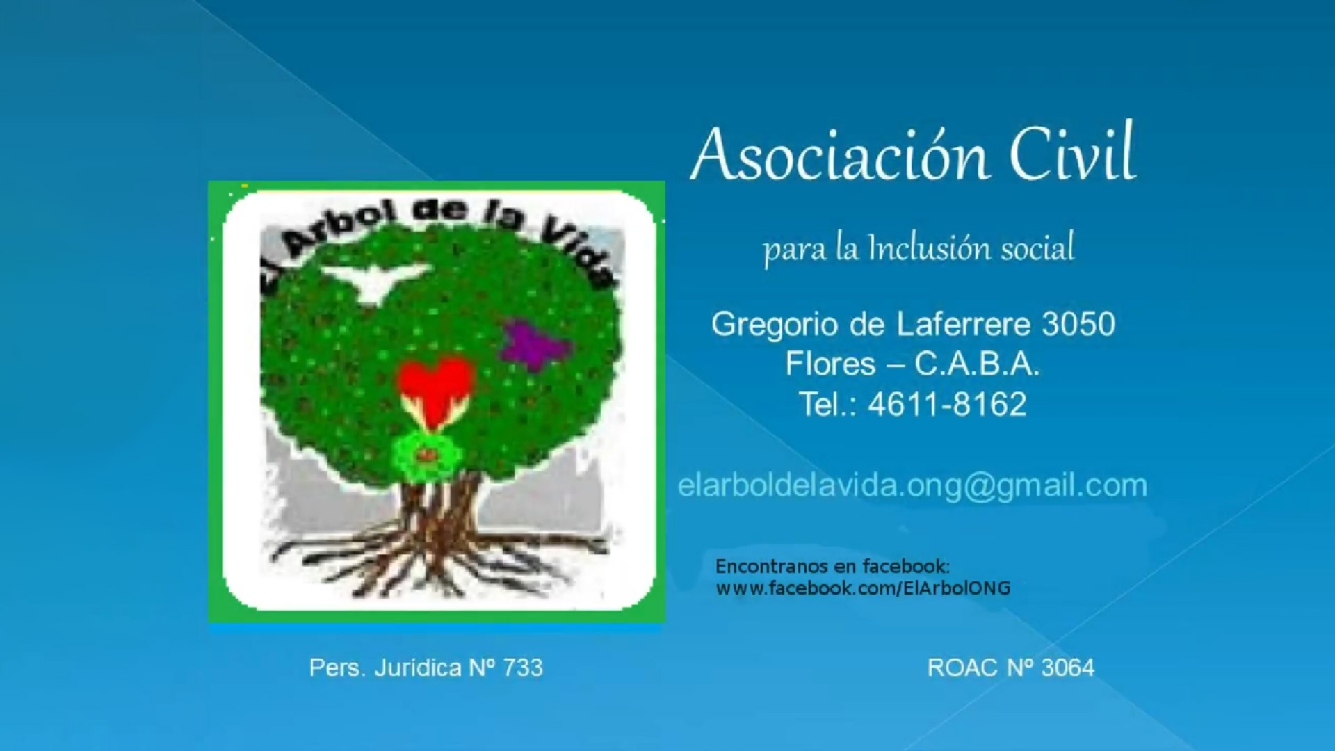 El Árbol de la Vida, Asociación Civil para la Inclusión Social