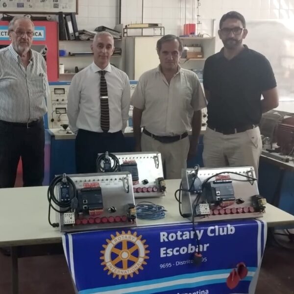 Control industrial y oportunidades para jóvenes: una donación con impacto rotario