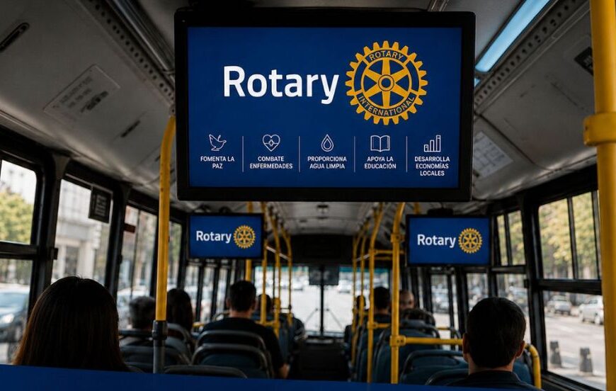 Rotary amplía su presencia en la vía pública a través de una alianza con INFOTRANS